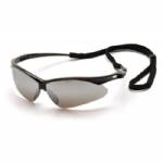 Silver Mirror Lens with Black Frame and Cord